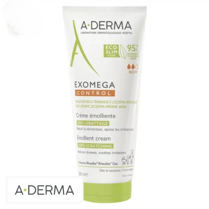 A-Derma Exomega Control Anti-Itch Emollient Cream – 200ml
