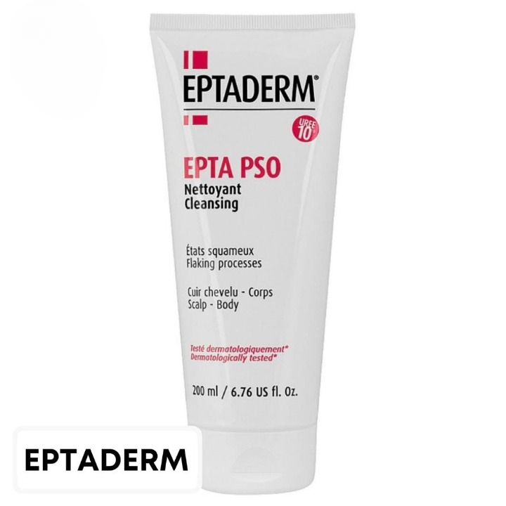 Eptaderm Epta PSO Cleansing for Flaky Conditions Urea 10% – 200ml