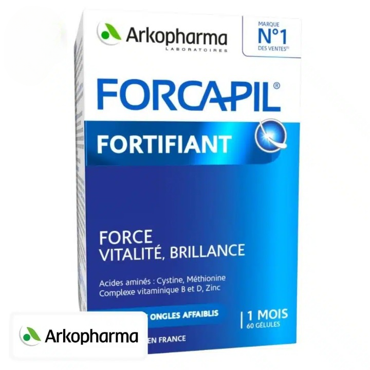 Arkopharma Forcapil Fortifying Hair and Nails – 60 Capsules