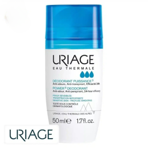 Uriage Deodorant Power 3 Anti-Perspirant 24h Roll-On – 50ml