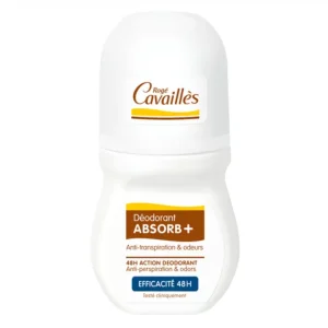 Cavaillès Absorb+ Deodorant 48h Effectiveness Roll-On Ball – 50ml