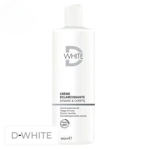Dermalliance D-WHITE Crème Éclaircissante Visage et Corps – 400ml