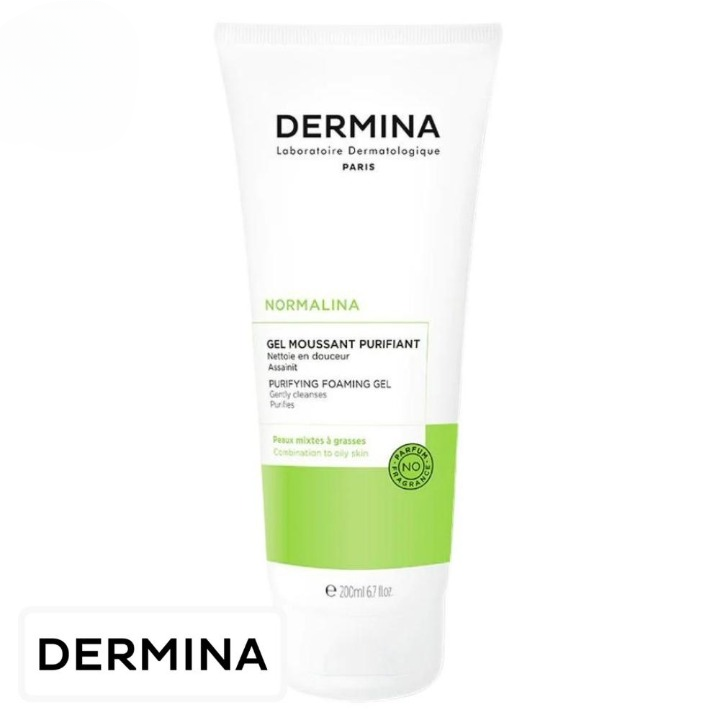 Dermina Normalina Purifying Foaming Cleanser – 200 ml