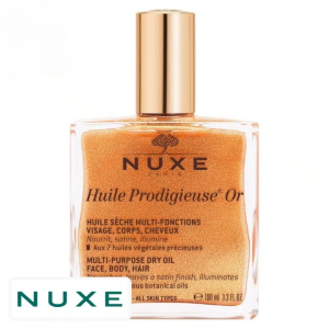 Nuxe Huile Prodigieuse Gold Multi-Purpose Dry Oil – 100ml
