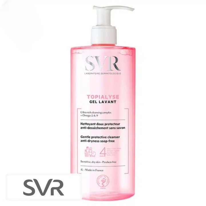 SVR Topialyse 24h Soothing Moisturizing Cleansing Gel – 1L