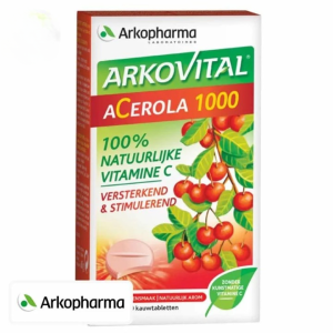 Arkopharma Arkovital Acerola 1000 Natural Vitamin C – 30 Tablets