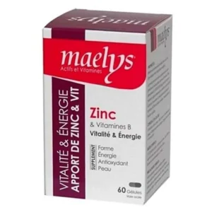 Maelys Zinc and B Vitamins Vitality and Energy – 30 capsules