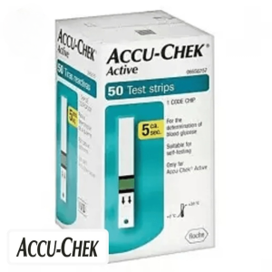 Accu-Chek Active Blood Glucose Test Strips – 50u