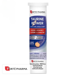 Forté Pharma Taurine Power Effervescents – 15 Tablets